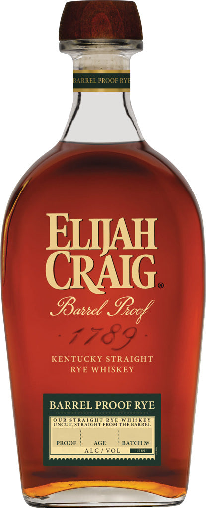Elijah Craig Batch B526 Barrel Proof 10 Year Old Kentucky Rye 750ml