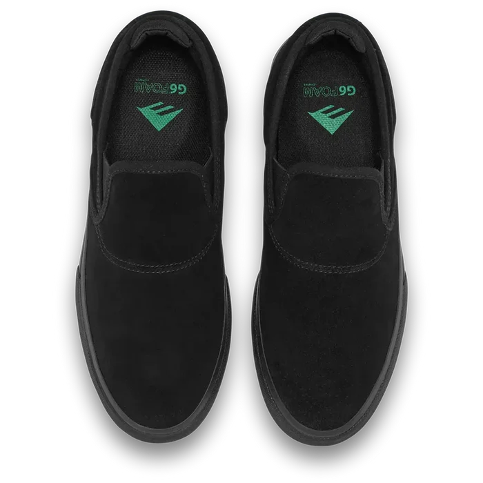 Emerica Wino G6 Slip-On Black/Black/Black Shoes
