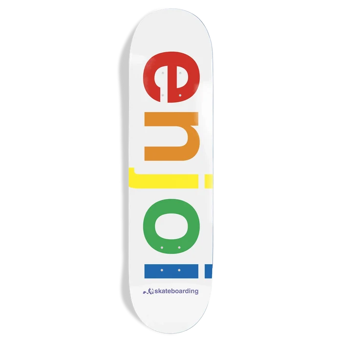 Enjoi Spectrum R7 White Skateboard Deck