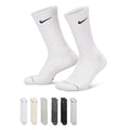 Nike Everyday Elevated Multicolor Neutrals 6-Pack Crew Socks (HQ8021-904)