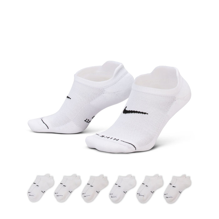 Nike Everyday Elevated White/Black No Show Socks (HQ8029-901)