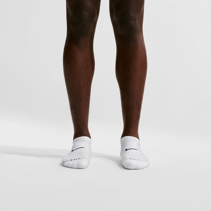 Nike Everyday Elevated White/Black No Show Socks (HQ8029-901)