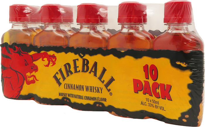 Fireball Cinnamon Whisky 50ml 10pk