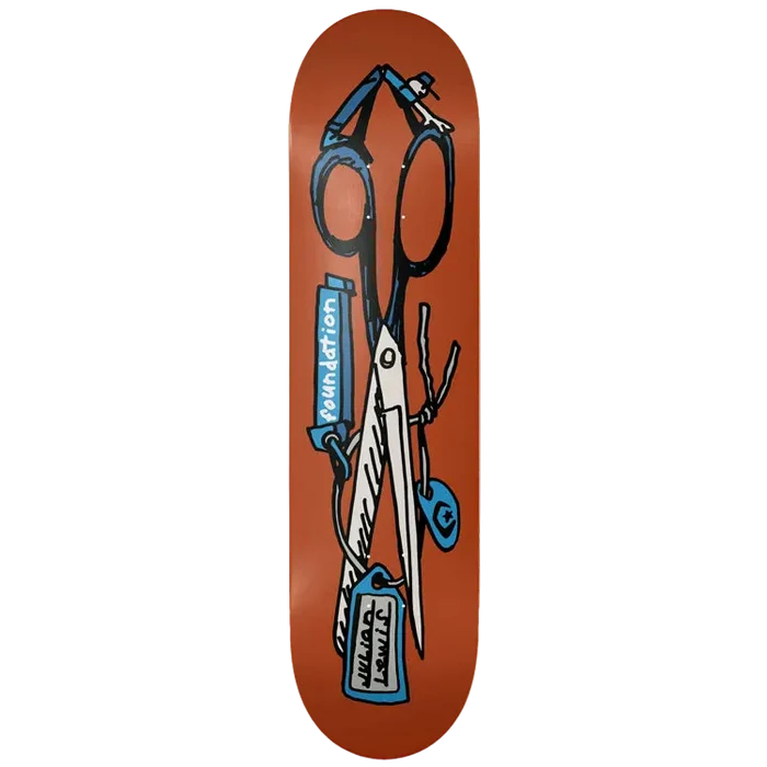 Foundation Julian Lewis Scissors 8.38" Skateboard Deck