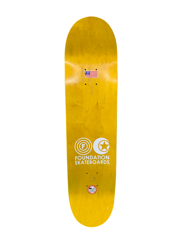 Foundation Sierra Fellers KDW Portrait 8" Classic Skateboard Deck