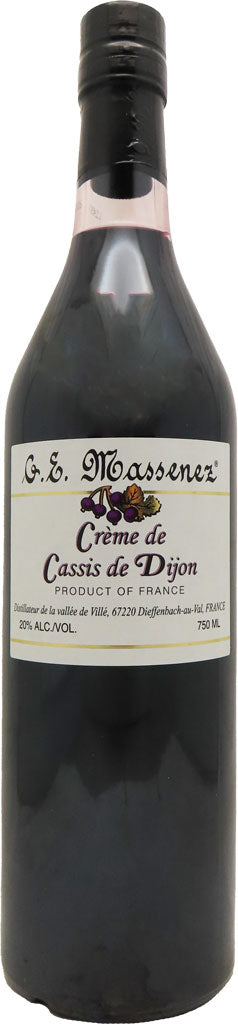 G.E. Massenez Creme De Cassis de Dijon 750ml