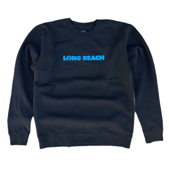 Girl x LB Skate “We OG Long Beach” Black Crewneck Sweatshirt