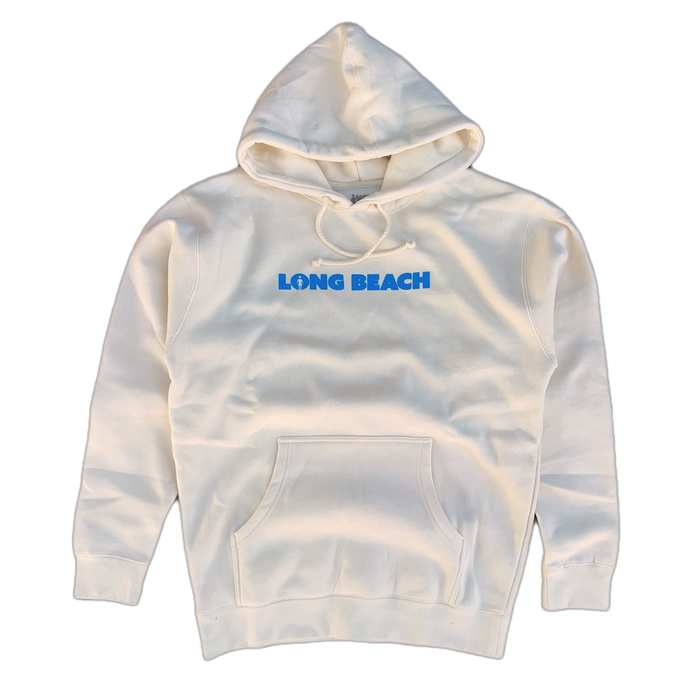Girl x LB Skate “We OG Long Beach” Bone Hooded Sweatshirt