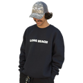 Girl x LB Skate “We OG Long Beach” Navy Crewneck Sweatshirt