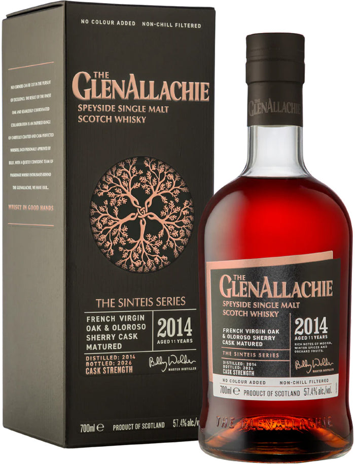Glenallachie The Sinteis Series Part III French Oak & Oloroso Sherry Cask Matured Single Malt 2014 700ml