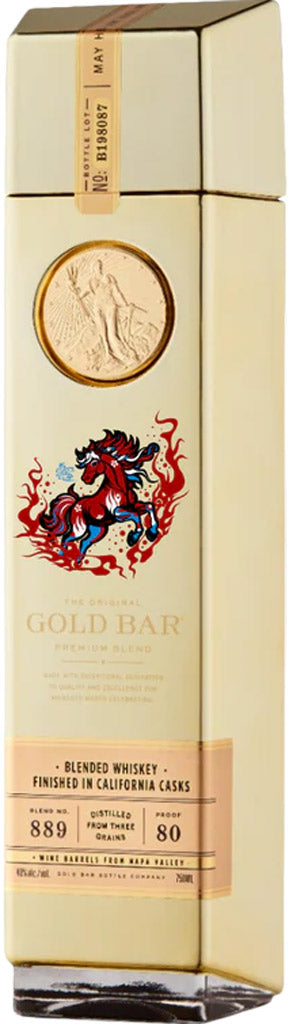 Gold Bar American Whiskey Lunar New Year Horse 750ml