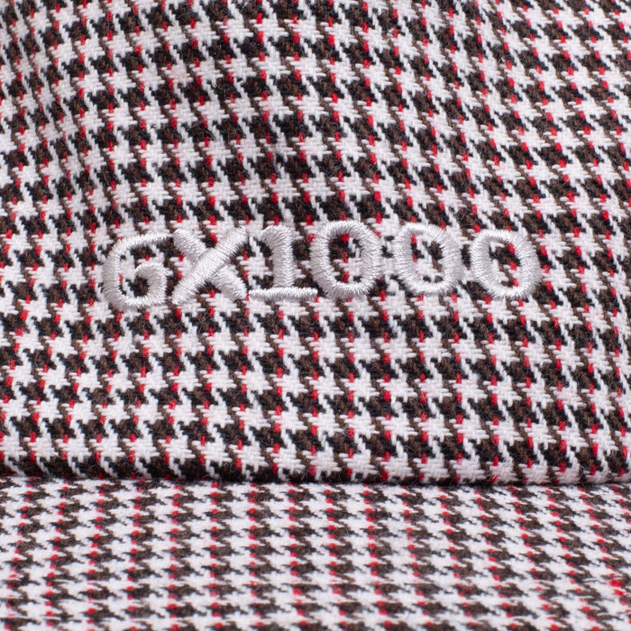 GX1000 Mini OG Logo Houndstooth White Black 5-Panel Snapback Hat