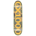 GX1000 OG Logo Camo Yellow 8.5" Skateboard Deck