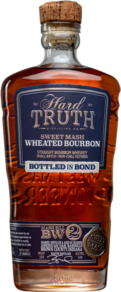 Hard Truth Sweet Mash Wheated Bourbon Whiskey 750ml