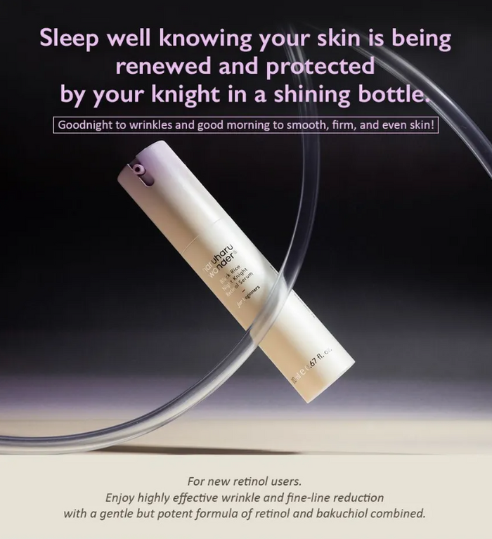 HARUHARU WONDER - Black Rice Night Knight Retinol Serum