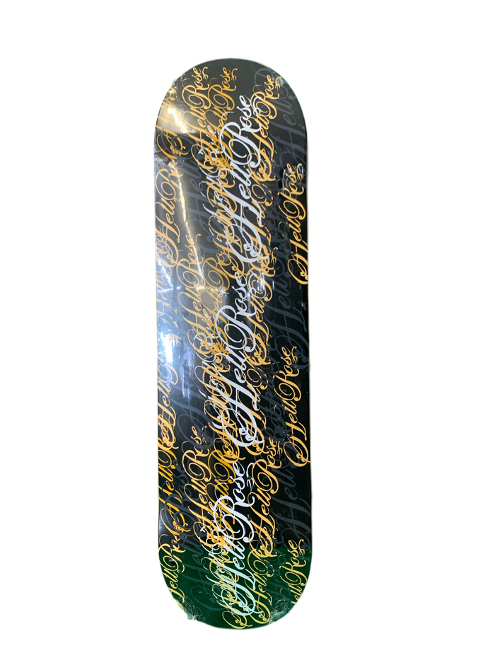 Hellrose Multi Script Team Deck 2005 8" Classic Skateboard Deck
