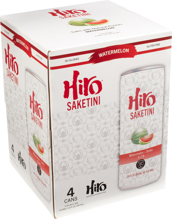 Hiro Saketini Watermelon Suika Sake 4pk