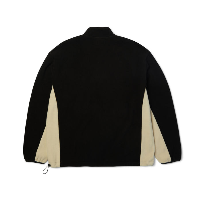 HUF Basecamp Black Quarter Zip Polar Fleece