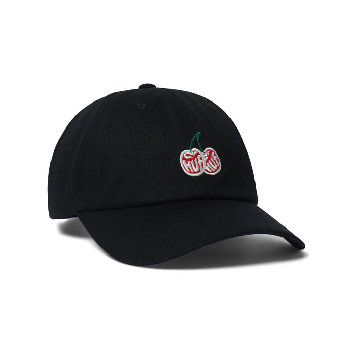 HUF Cherries Black 6 Panel Hat