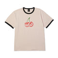 HUF Cherries Dusty Pink Ringer S/s Shirt