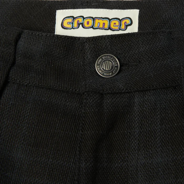 HUF Cromer Plaid Black Pant