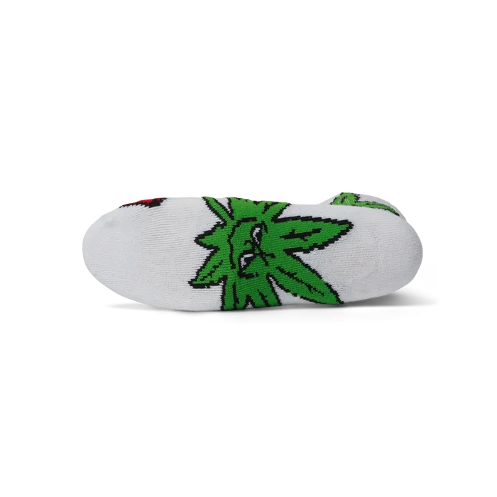 HUF Dice Buddy White Crew Sock