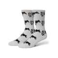 HUF Moo White Crew Sock