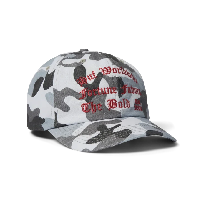 HUF Olympia Camo 6 Panel Hat