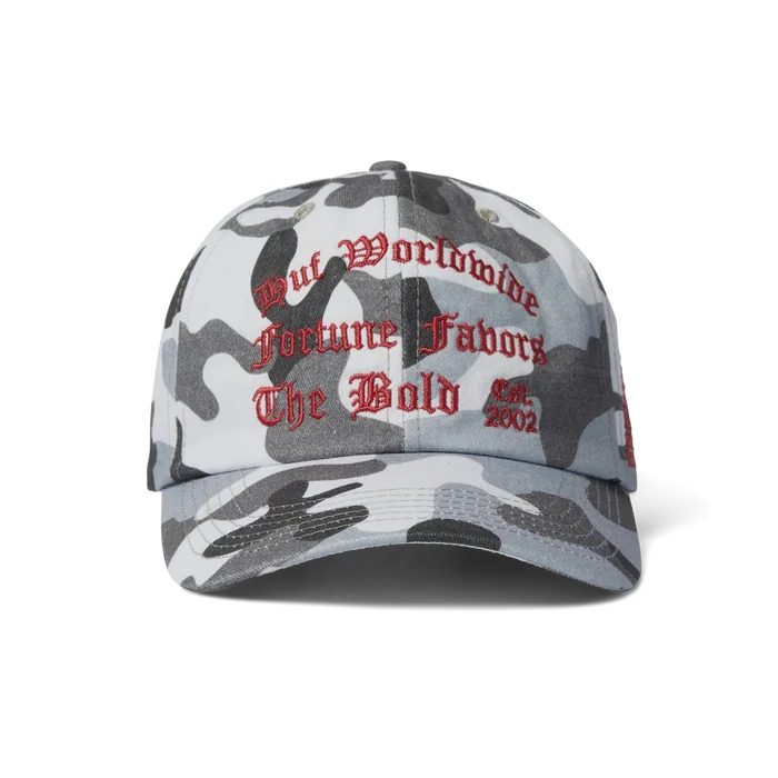 HUF Olympia Camo 6 Panel Hat
