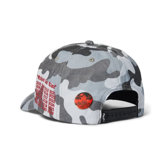 HUF Olympia Camo 6 Panel Hat