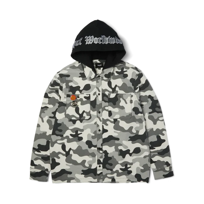 HUF Olympia Camo Hooded Overshirt