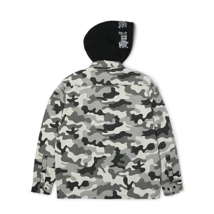 HUF Olympia Camo Hooded Overshirt