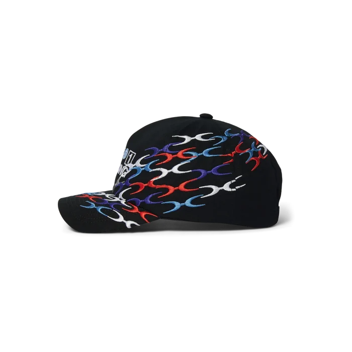 HUF One Racing Black 5 Panel Hat