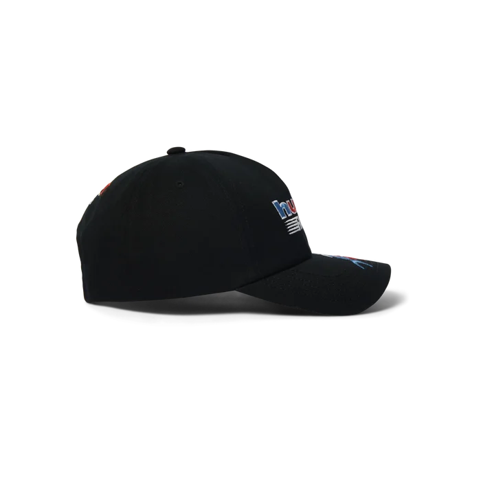 HUF One Racing Black 5 Panel Hat