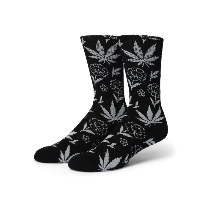 HUF Plantlife Porcelain Black Sock