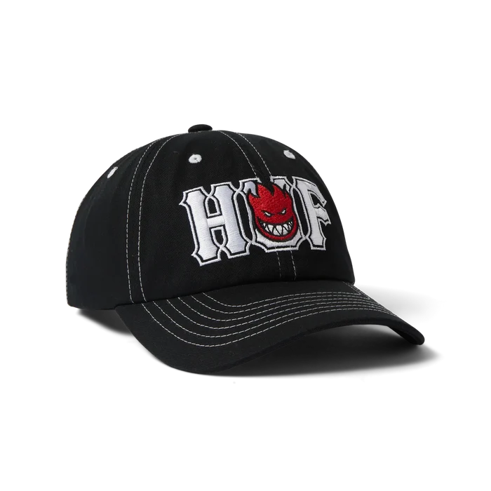 HUF x Spitfire Union Black Snapback Hat