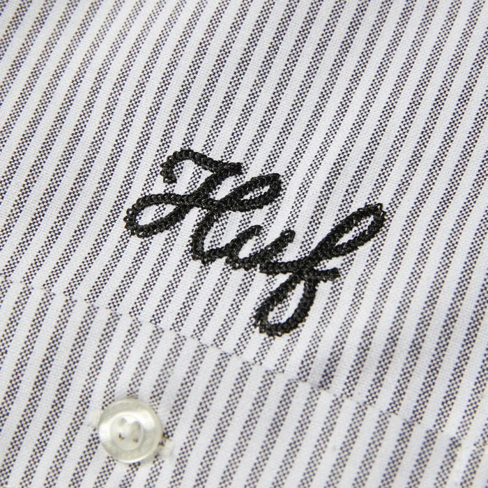 HUF x Spitfire Union Work Shirt Black / White L/s Shirt