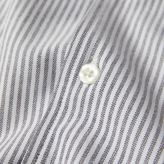 HUF x Spitfire Union Work Shirt Black / White L/s Shirt