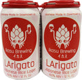 Ikasu Brewing LArigato Japanese Rice Lager 4pk Can