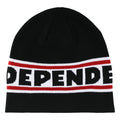 Independent Bar Logo Black Skull Cap Beanie