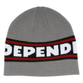 Independent Bar Logo Grey Skull Cap Beanie