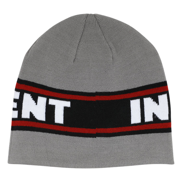 Independent Bar Logo Grey Skull Cap Beanie