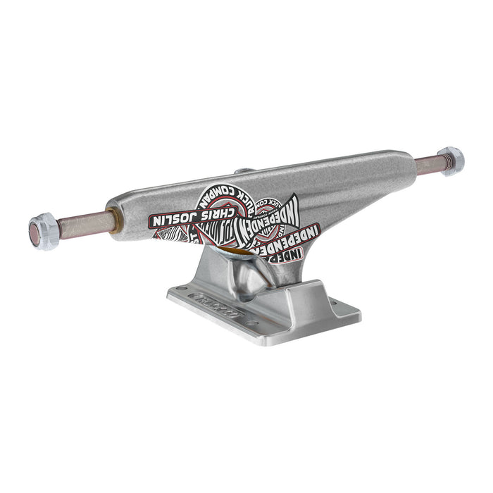 Independent Stage 11 Forged Titanium Chris Joslin Sticker Slap Pro Polished Silver Skateboard Truck