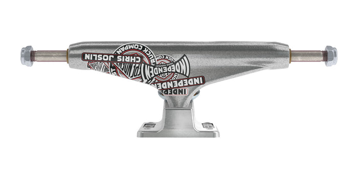 Independent Stage 11 Forged Titanium Chris Joslin Sticker Slap Pro Polished Silver Skateboard Truck
