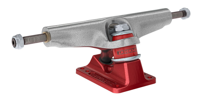 Independent Stage 4 Hollow Bar Logo Silver Ano Red Skateboard Truck