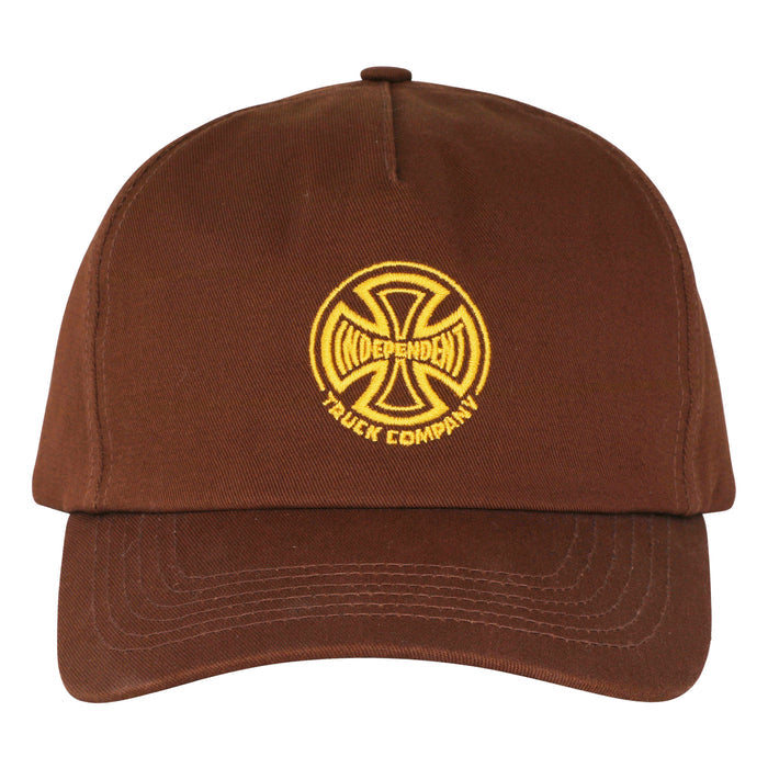 Independent Truck Co Legacy Brown Unstructured Snapback Hat