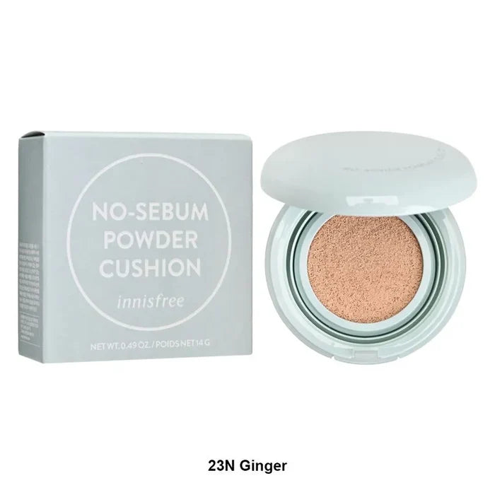 INNISFREE - No-Sebum Powder Cushion 21N (Discounted)