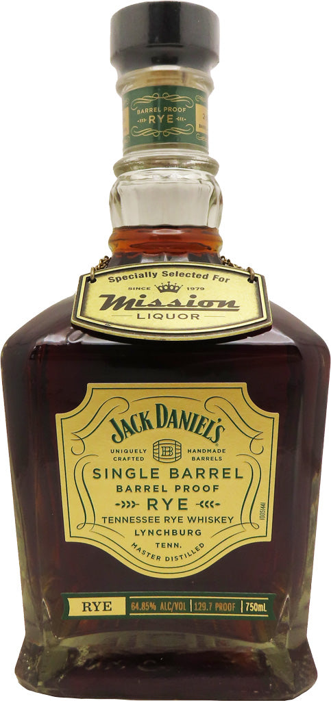 Jack Daniel's "Mission Exclusive" Single Barrel Barrel Proof Rye Tennessee Whiskey 750ml