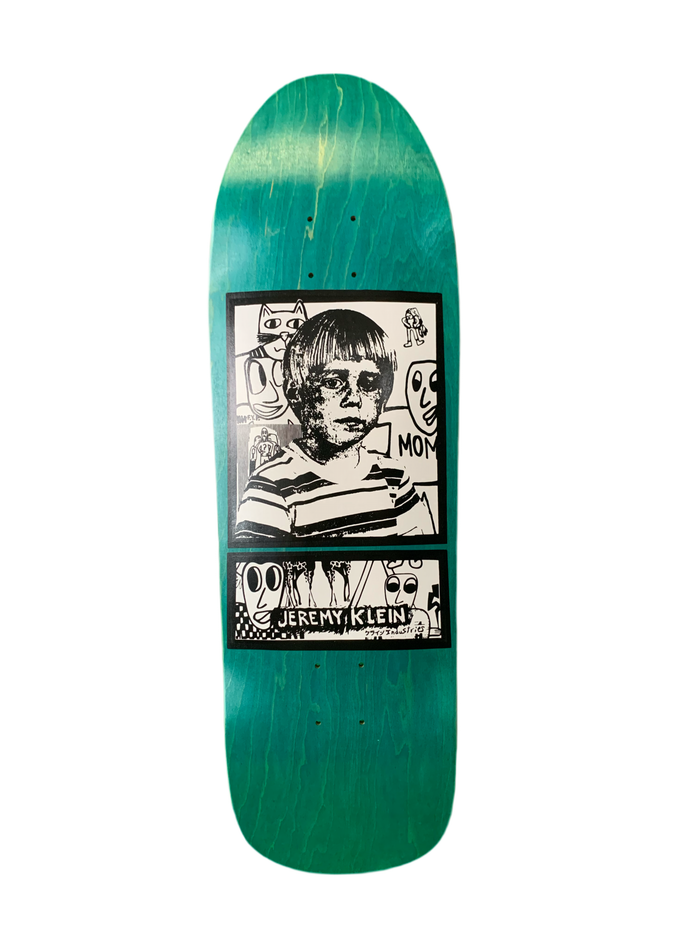 JK Industries Jeremy Klein Portrait 9.75" Shaped Classic Skateboard Deck