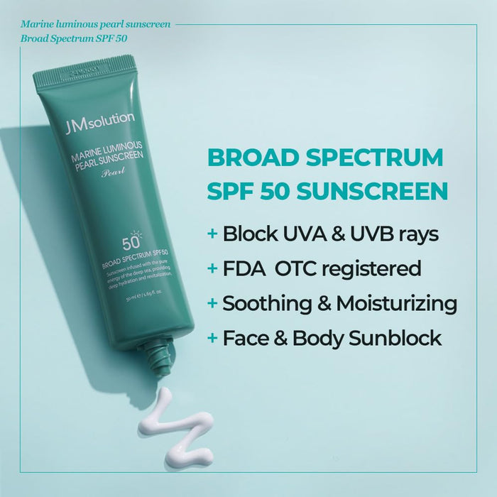 JMSOLUTION - Marine Luminous Pearl Sun Cream Pearl